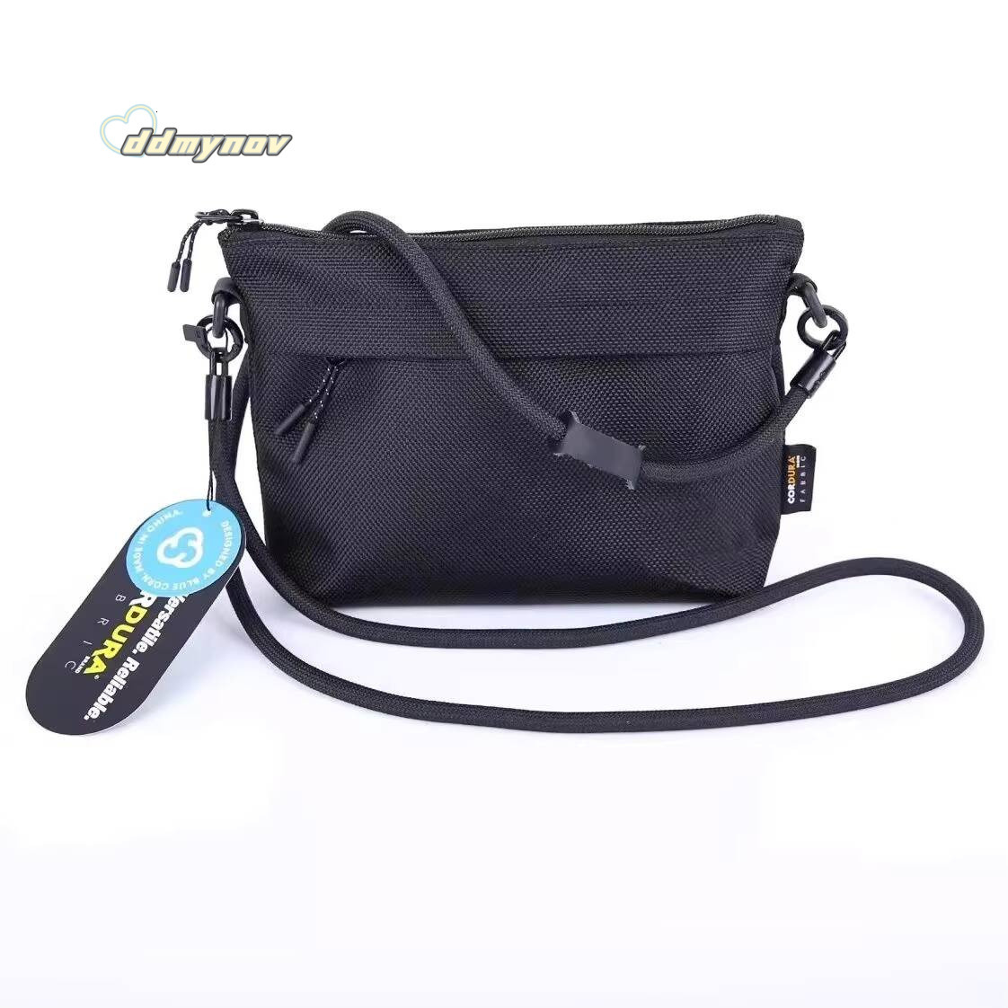 Japanese Style Unisex Nylon Cloth Shoulder Waterproof Fanny Pack Handbag High-grade Fabric Crossbody Bag Cell Phone Bags ddmynov