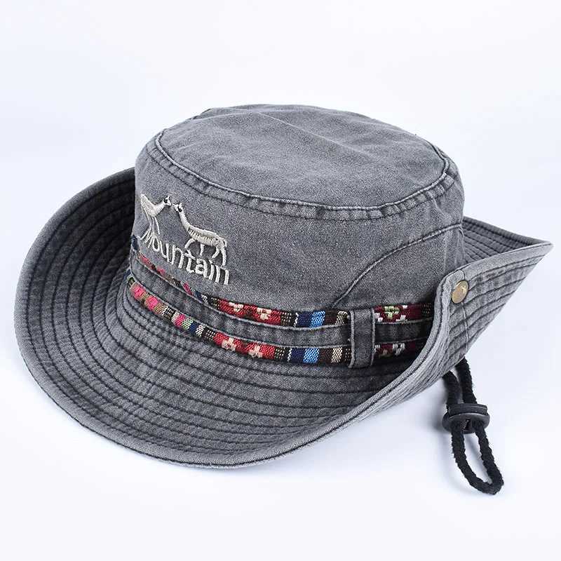 2025 Summer Mens Panama Hat Women Beach Sun Protection Bucket Hat Retro Letter Embroidered Bob Fisherman Hats Visor Fishing Cap Y250707