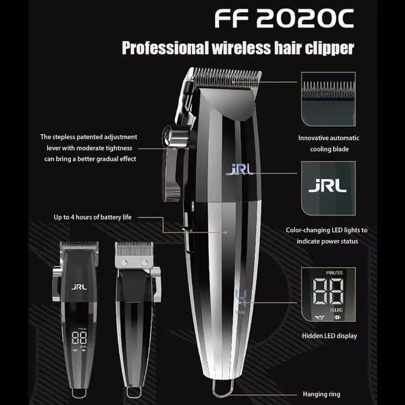 Premium Quality JRL Wireless Hair Clippers Ideal Cutters for Home Use and Professional Salons