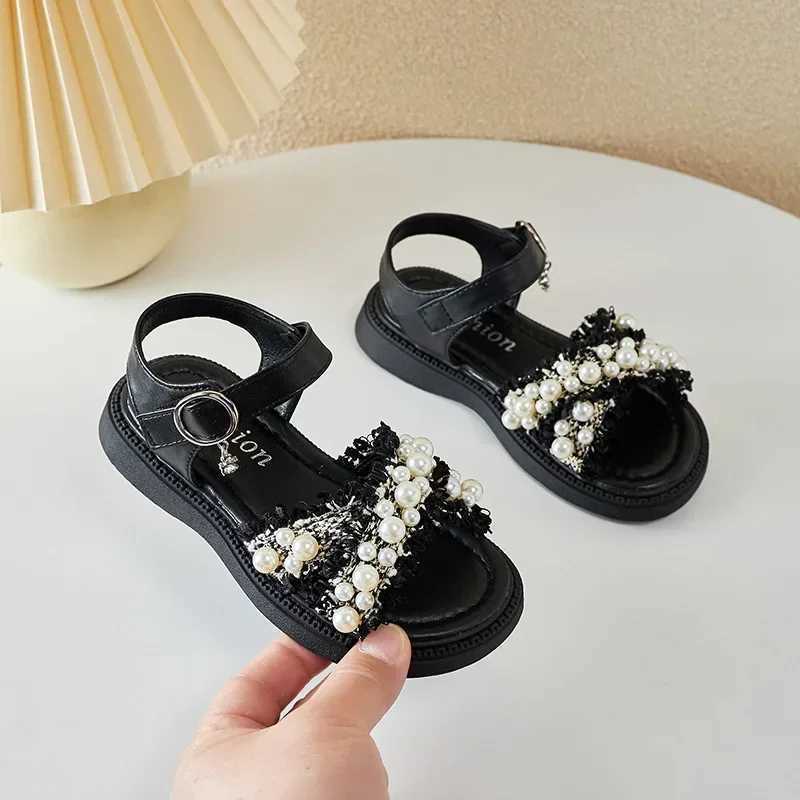 Girls sandals Summer childrens non-slip soft-soled princess beach shoes Fashion sandals for little girls z250708ZIEG