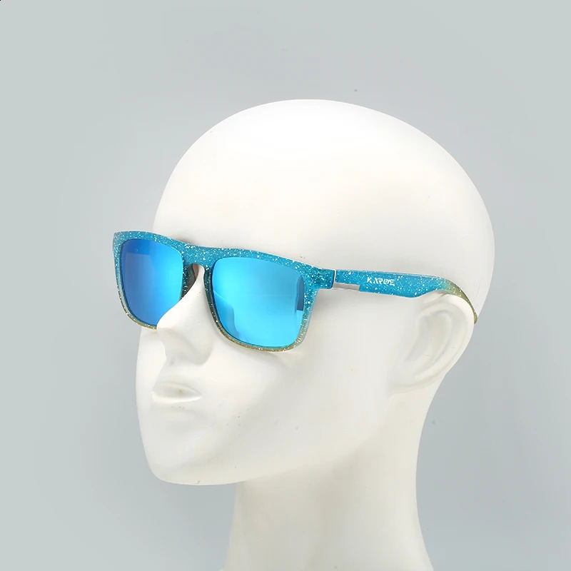 Karos Fashion Vintage Square Sports Sunglasses for Men and Women Fishing Driving ner Sun Glasses AntiGlare UV400 Eyewear 250707