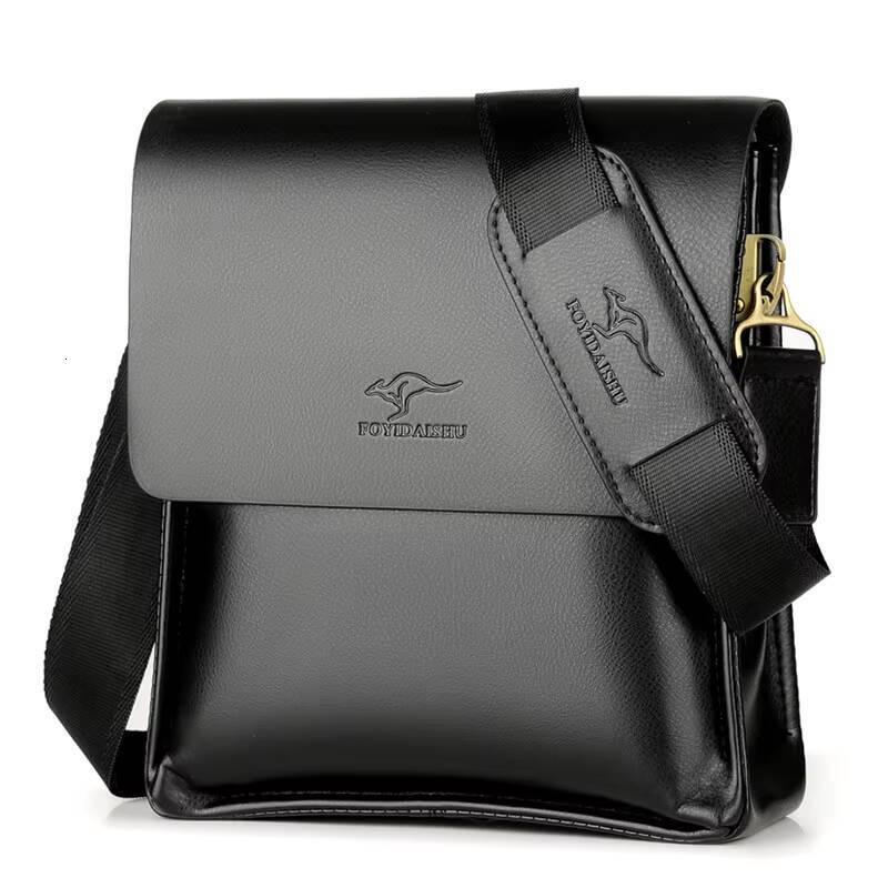 Luxury Kangaroo Brand Leather Messenger Man Handbag Chest Crossbody For Men Business Small Shoulder Summer Male Bag ddmynov