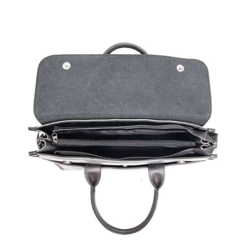 Large Capacity Handbags Briefcases Retro Fashion Crossbody Bags Men Shoulder Messenger Satchels Male Top-Handle Bag