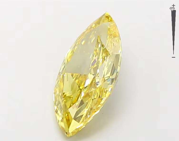 IGI Diamond VVS VS Fancy Lab Created Real Diamond Fancy Yellow Color HPHT CVD Loose Lab Grown Diamond for Jewelry