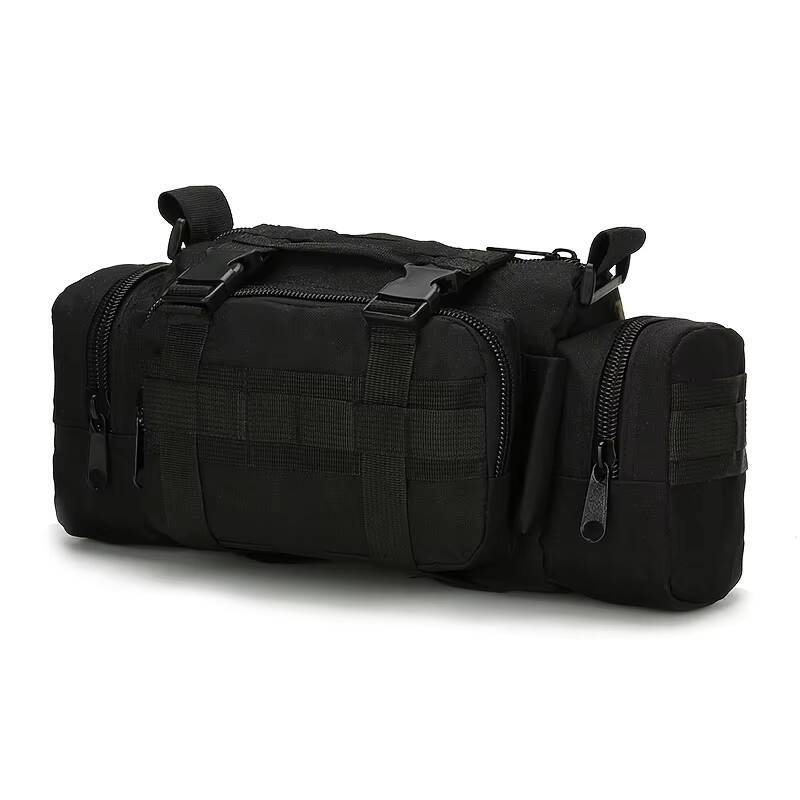 Nylon outdoor crossbody climbing hiking camping shoulder bag, zipper bag ddmynov