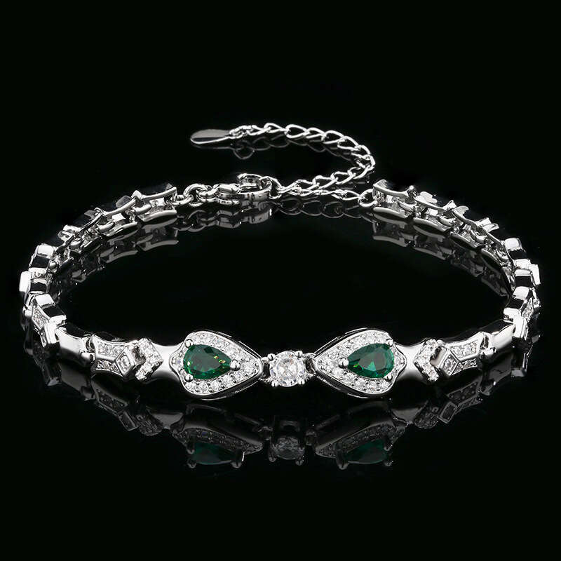 Huayoumei Jewelry Set Earrings Bracelet Clavicle Chain Snake Women's Fashion Light High-End Feel C62