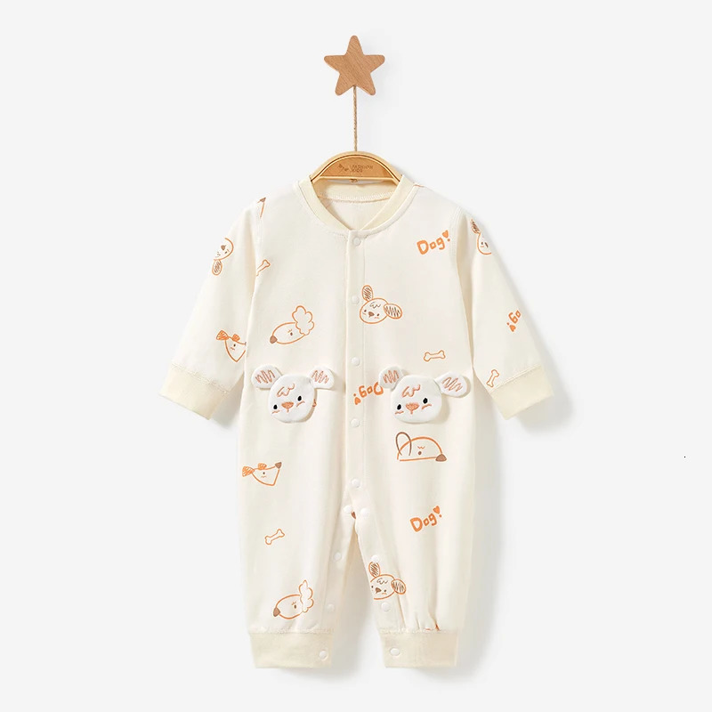 Unisex Baby Bodysuit 100% Cotton Cute Colorful Prints Soft Seamless All Seasons Snug Fit Onesie 0-18M 250707
