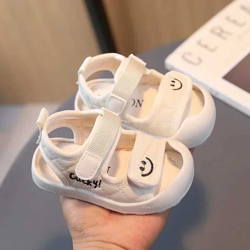 Toddler Sandals Summer Children Shoes Little Kids Sport Sandals Lucky Smile Face Unisex Baby Boys Girls Casual Anti-slip Sandals R250707