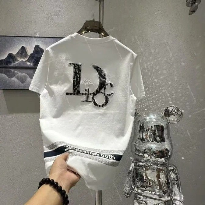 25ss Designer Men's T-shirt Casual Men's Women's T-shirt Letters 3D Stereoscopic printed short sleeve best-selling luxury men's hip hop clothing increa size S-2XL