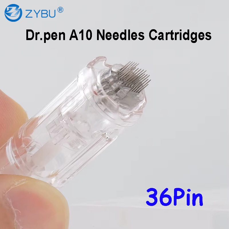 Electric Microneedle Dr Pen A10 Accessories: Set of 50 Pcs Derma Roller Cartridge Tip Replacements Needle with Various Pin 12 24 36 42 Nano