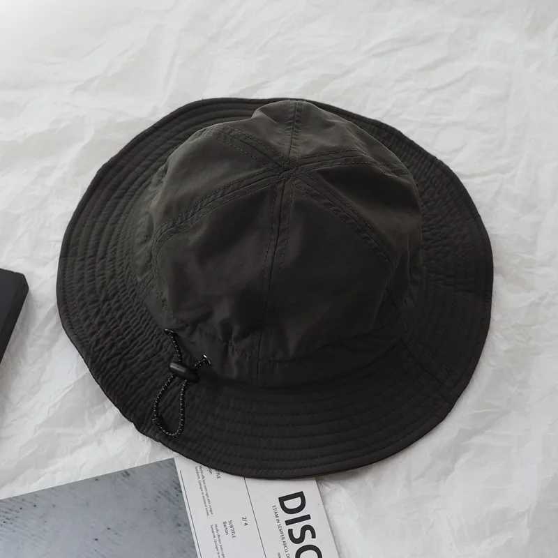Super Japanese Niche Design Light Breathable Bucket Hat Women Men Versatile Quick-drying Personalized Fruit Green Sun Basin Hat Y250707