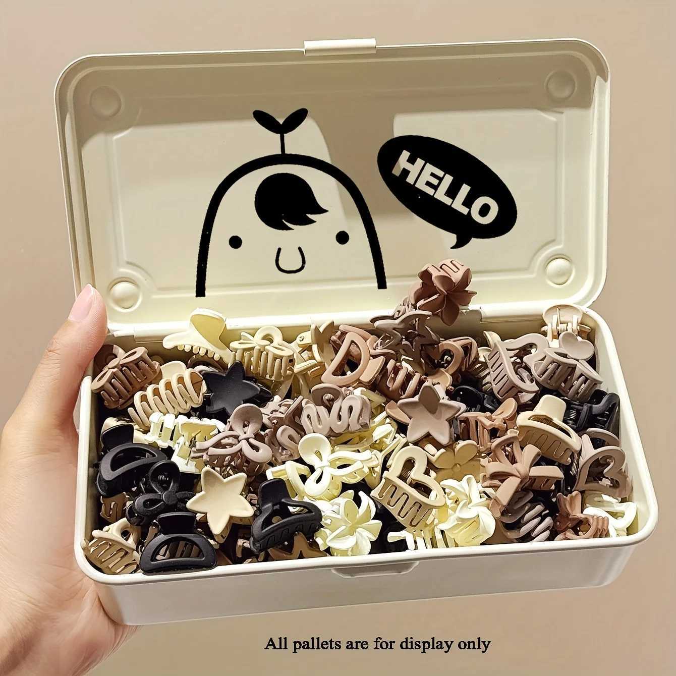 10/20/30pcs Beige Mixed Pack Small Clips Cute Girl Accessories - Perfect for Daily Use Special Occasions or Travel Gifts Y250707