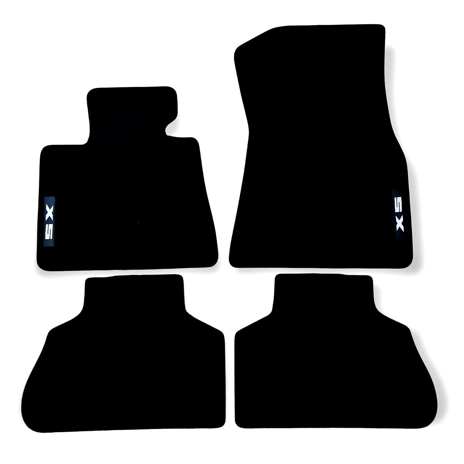 Car Floor Mats For BMW X5 G05 Velour Waterproof Black Carpet Rugs Auto Liners