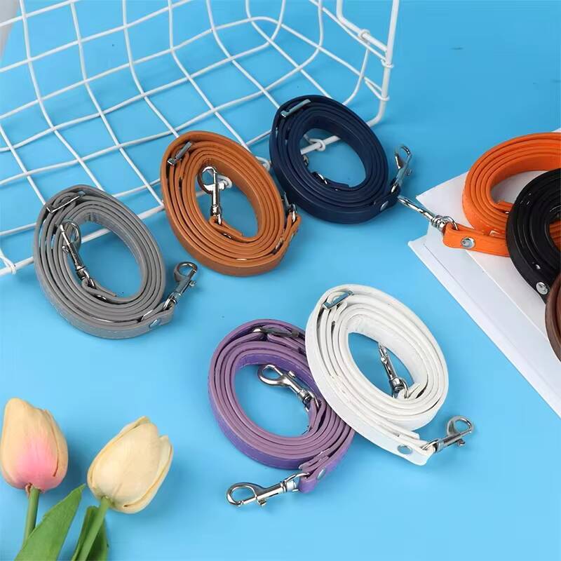 120cm PU Leather Shoulder Handles DIY Replacement Purse Handle Silver Buckle for Handbag Belts Strap Bag ddmynov