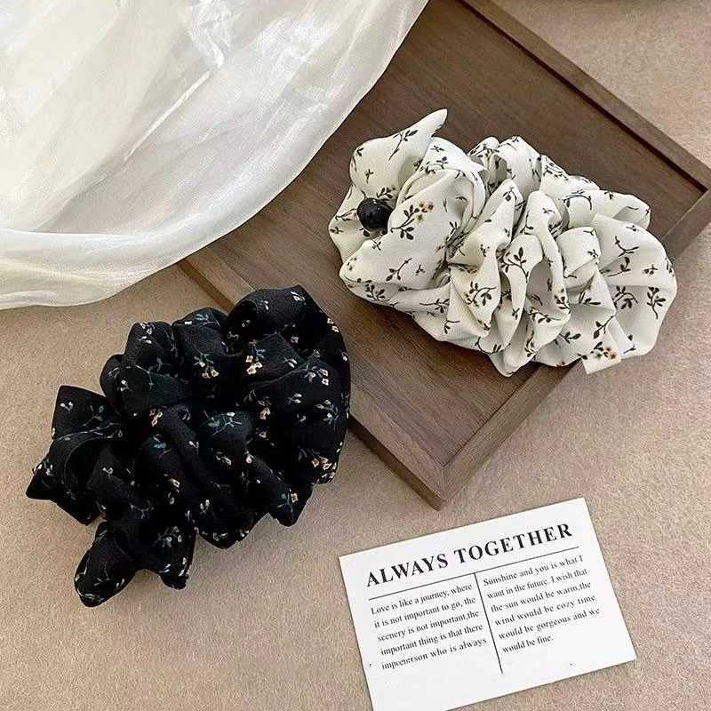 1pc Cloud Small Floral Banana Clip Enhances Hair Volume Womens High-End New Back-of-Head Hair Bun Clip Hair Accessories Z250707
