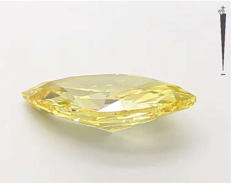 IGI Diamond VVS VS Fancy Lab Created Real Diamond Fancy Yellow Color HPHT CVD Loose Lab Grown Diamond for Jewelry