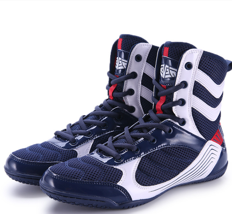 Cross border boxing shoes men's professional combat shoes fighting shoes wrestling shoes Sanda shoes women's indoor fitness training shoes