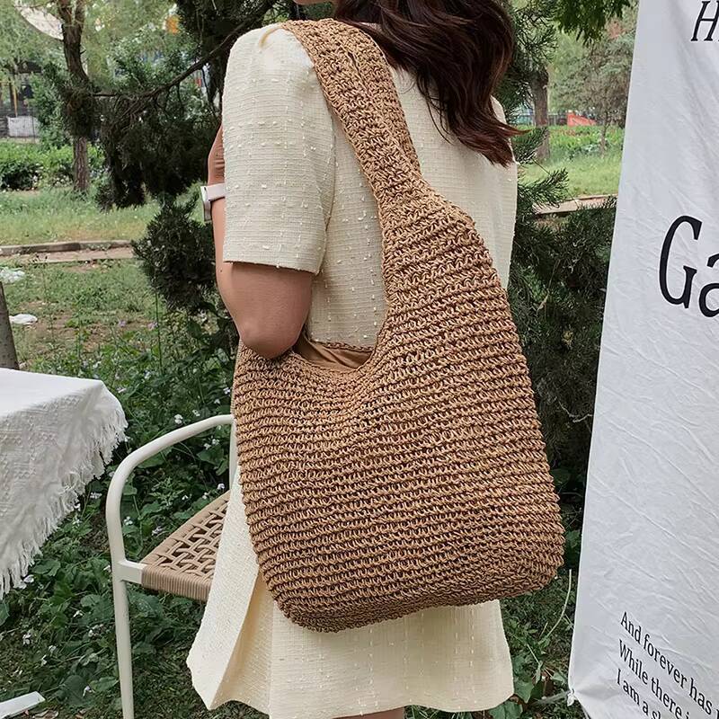 Round Straw For Women Summer Rattan Ctossbody Bag Handmade Woven Beach Circle Bohemia Messenger Bags Bali Box Purse ddmynov