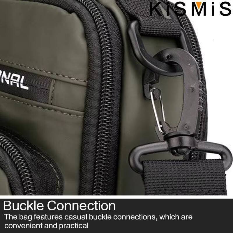 KISMIS Mens Multifunction Messenger Bag Shoulder Cloth Chest Bags Crossbody Casual Man USB Charging Handbag ddmynov
