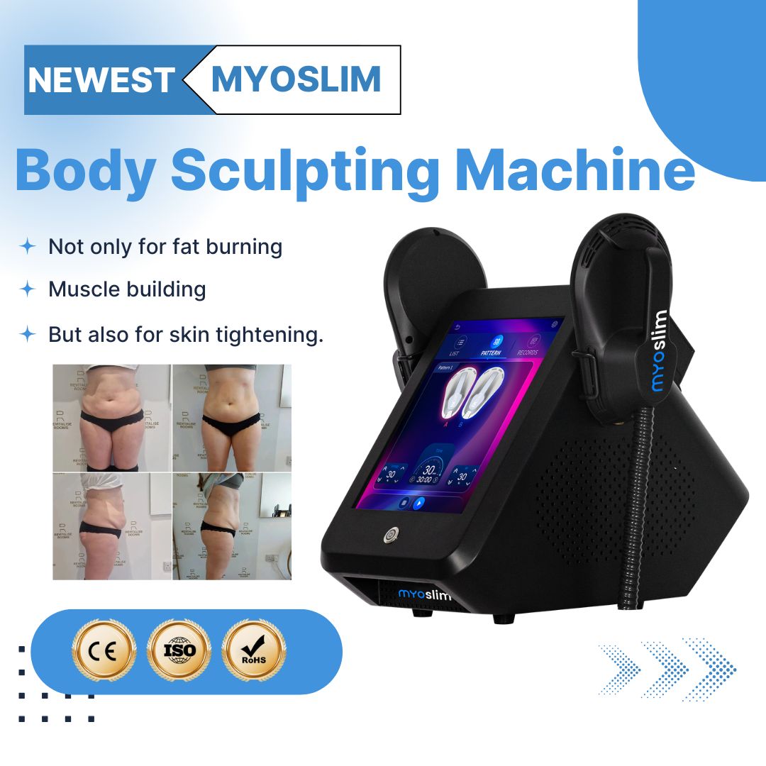 Myoslim EMS Body Sculpting Machine Professional Fat Reduction Slimming Device Muscle Stimulation High Power Body Shaping Equipment For Beauty Salon