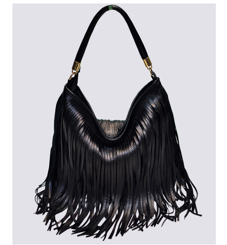 Tassel Bag Women's Handbag Soft Leather Messenger Bag