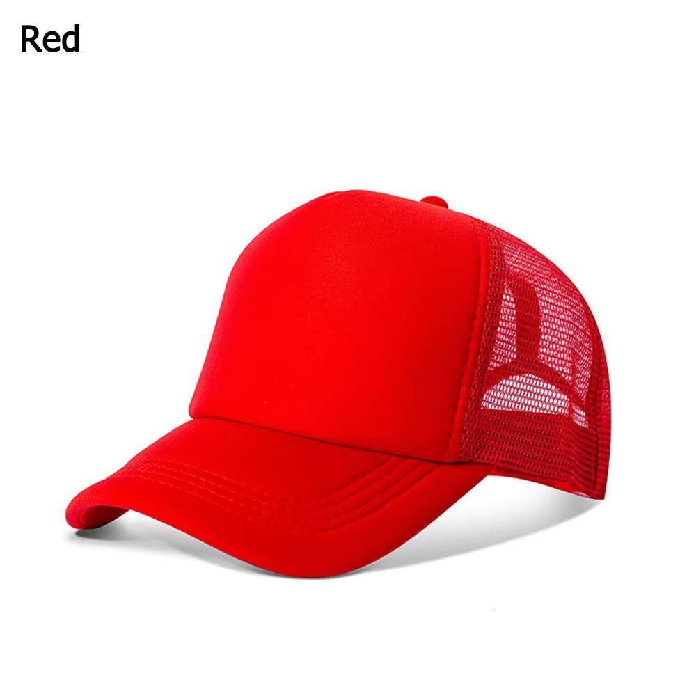 1PC Fashion Unisex Plain Baseball Adjustable Trucker Flat Visor Cap Snapback Mesh Curved Men Women Casual Sun Summer Hat ddmythur