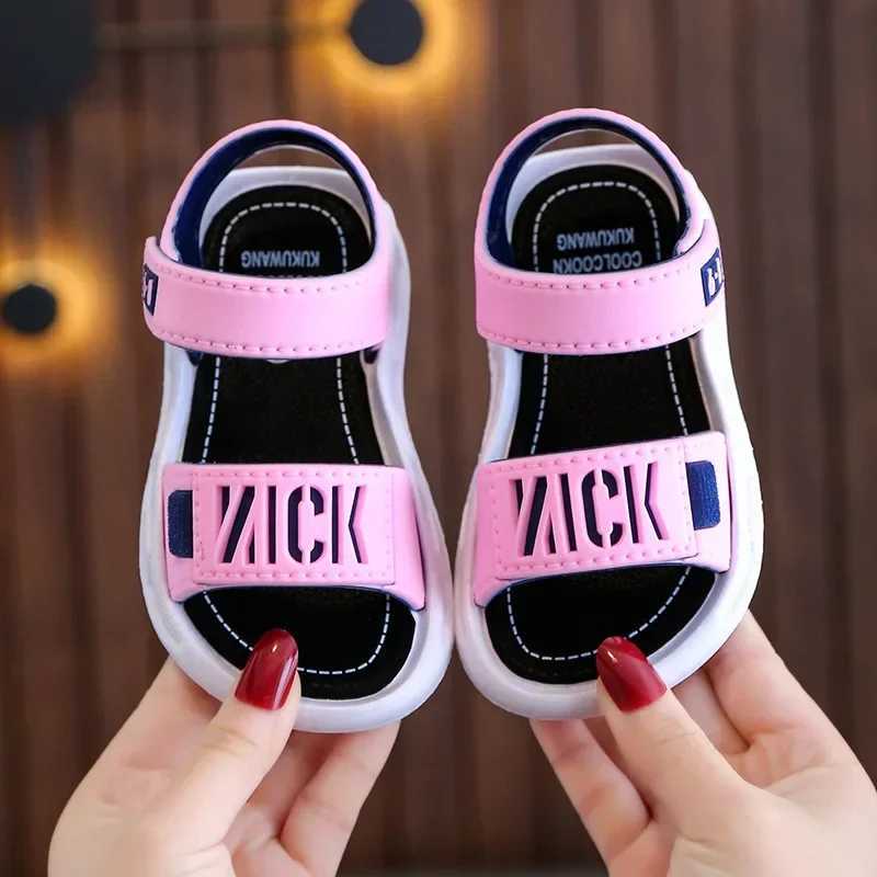 Children Sandals Students Non-slip Shoes Simple Generous Boys Girls Sandals Easy to Wear and Take Off Soft Bottom Kids Casual Footwear R250707