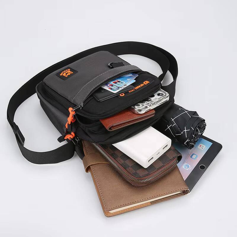New Fashion Shoulder Waterproof Oxford Casual Crossbody For Men Light Weight Messenger Bag Black Nylon Male Handbag ddmynov