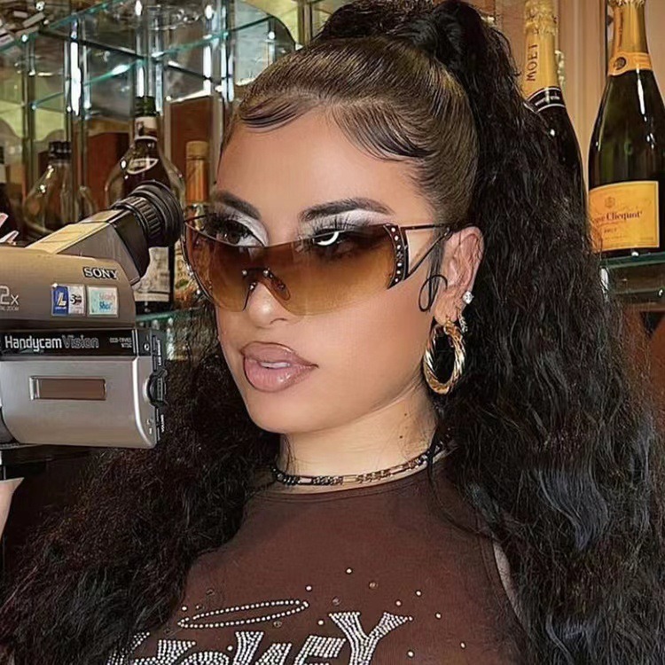 Designer Sunglasses For Women Men Fashion Oversized Sunglasses Luxury Polarized Lens Goggle Pilot PC Frame UV400 Eyewear Luxury Style Sunglasses DP328