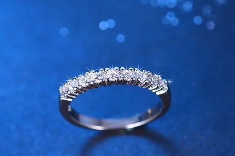 Lose Money Promotion New Arrival Super Shiny Zircon 925 Sterling Silver Finger Rings For Women Jewelry Wedding Gift XJ250707