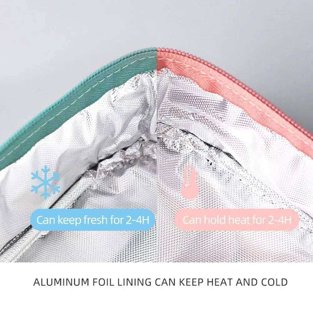 Insulated Lunch hickened Aluminum Foil Camping Ice Pack Children School Bento Picnic Food Storage Tote Bag