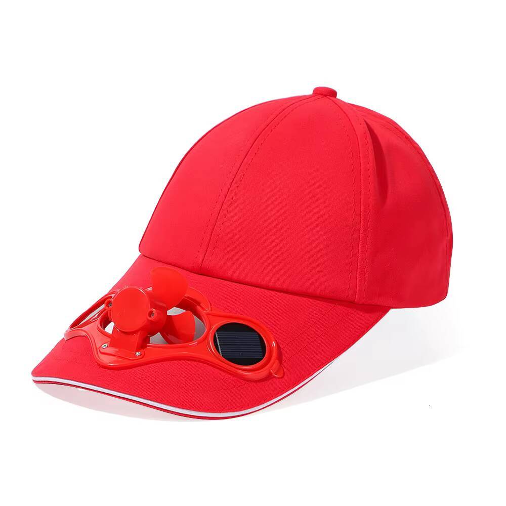 Novelty Fan Cooling Baseball Solar Outdoor Sport Cap Summer Camping Hiking Travel Hat For Women Men ddmythur