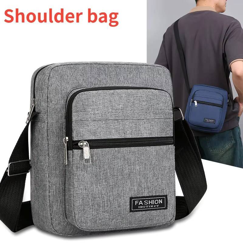 New Men Crossbody Mens Shoulder Boy Messenger Bags Man Handbags for Travel Casual Large Satchel Grey ddmynov