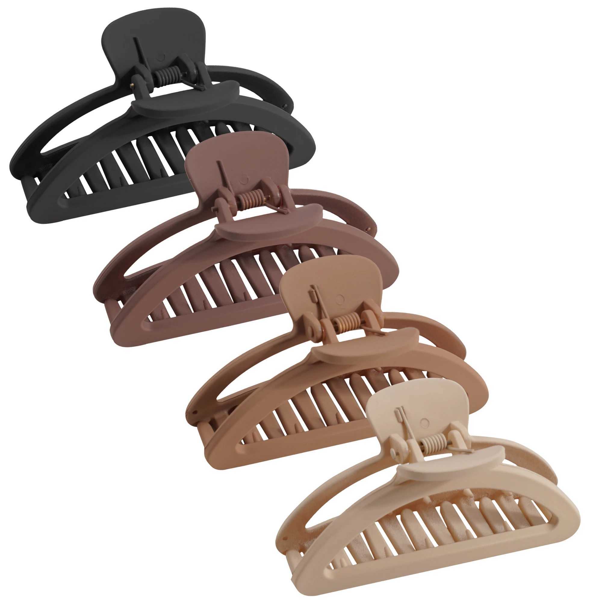 4PCS Hair Claw Clips 4 Inch Non-Slip Large Crab Hairpins for Women Thin Hair Accessories Barrette Girls Gifts for Women Y250707