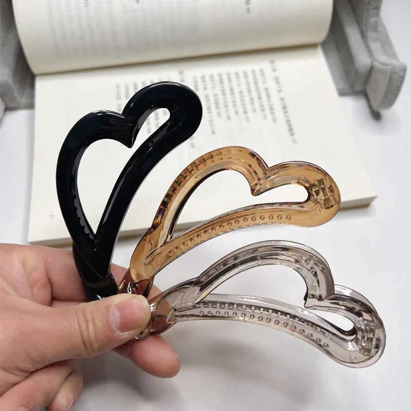 AWAYTR Vintage Banana Clip for Curly Long Straight Short Hair Claw Women Girls Hair Styling Ponytail Holder Hairpin Clamp Grip Y250707