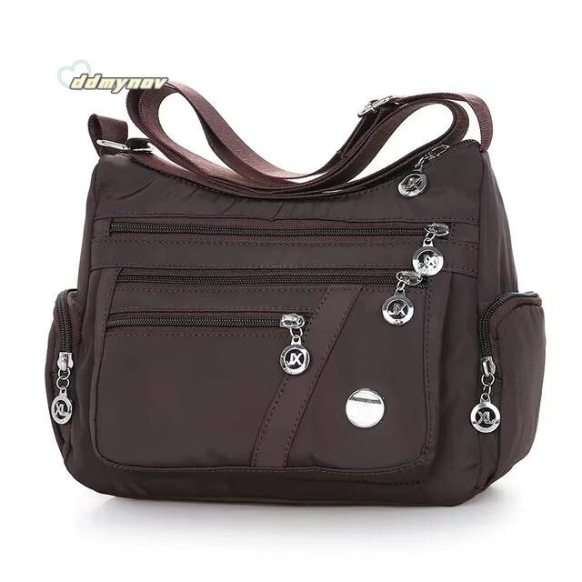 Womens casual large capacity crossbody multifunctional waterproof shoulder bag, shopping handbag ddmynov
