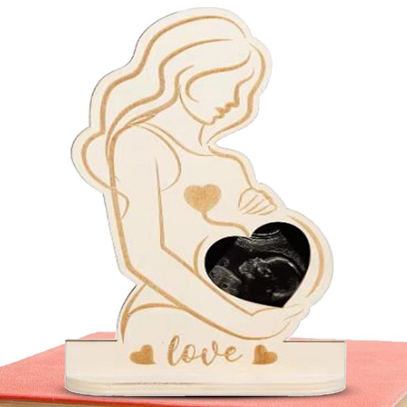 Babies Picture Pregnant Mum Bump Ultrasound Frame Pregnancy Announcement Sonogram Photo Frames Gender H260306