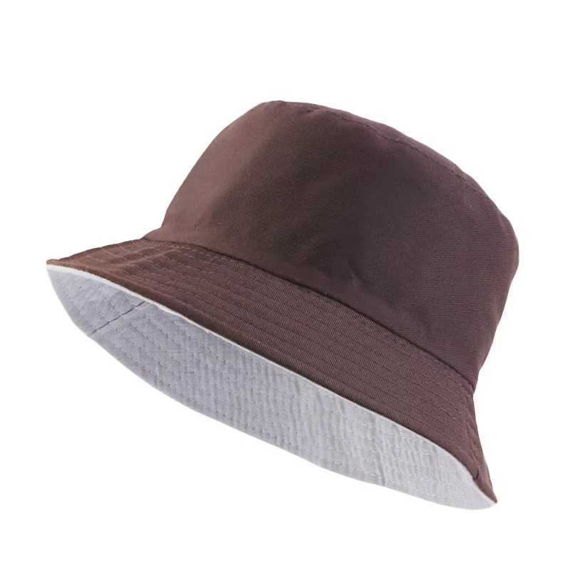 New Unisex Solid Foldable Bucket Hat Outdoor Sunscreen Hat Panama Bob Hip Hop Caps Sunhat Outdoor Beach Fisherman Hat for Women Y250707