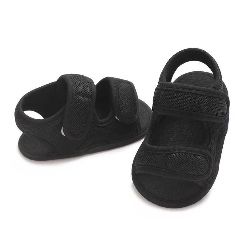 Baby Boy Sandals Solid Color Breathable Anti-Slip Shoes Toddler Soft Soled Walking Shoe First Walkers 0-18 Months R250707