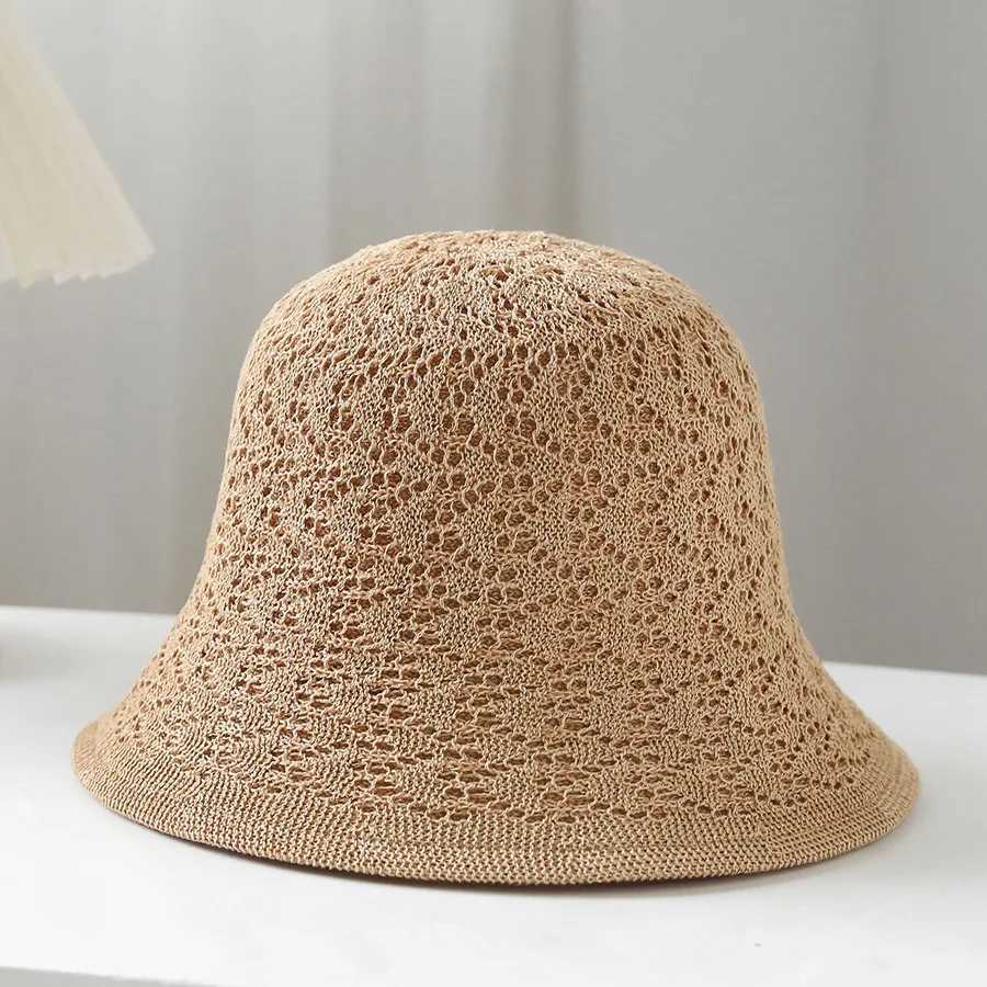 4 New Colorways Summer Bucket Hats Cap For Women Double Layer Spring Fisherman Hat Outdoor Foldable Sunscreen Beach Hat Wholesale Y250707
