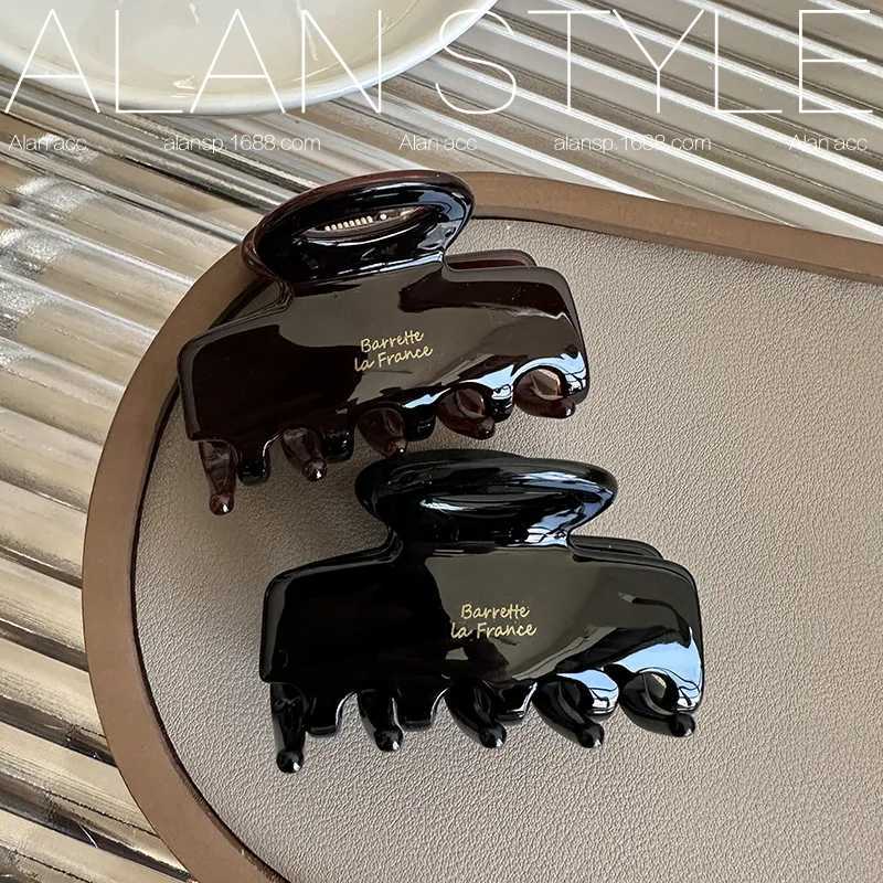 5.5cm Long Acetate Hair Crabs Red Hair Clips for Girls and Women Tie up Hair Accessories New korean Fashon Z250707