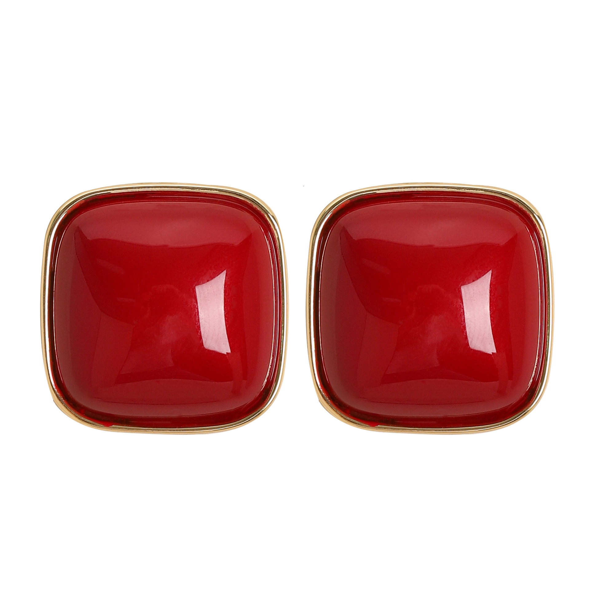Temperament Small Fragrance Style Geometric Square Stud for Women, Autumn and Winter New Versatile Elegant Sier Needle Earrings