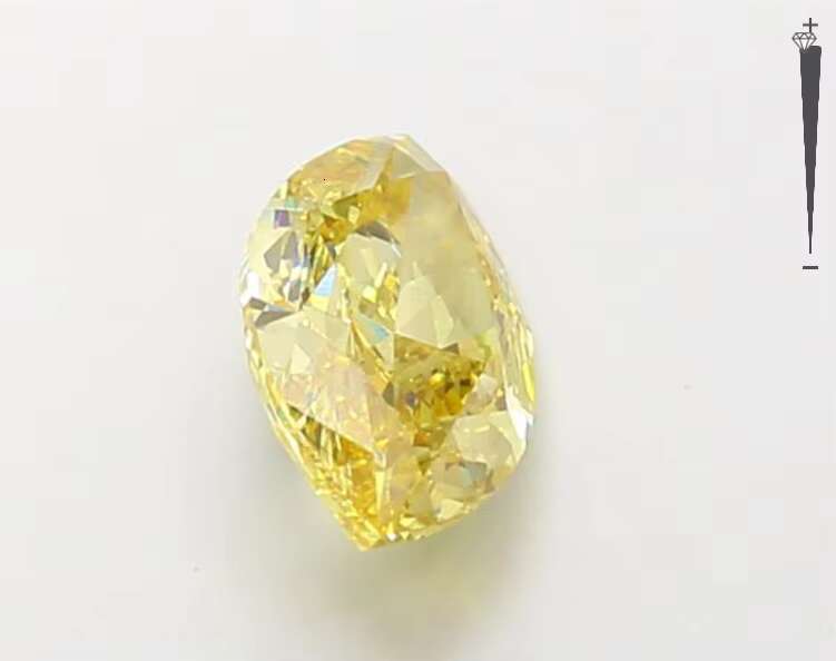 IGI Diamond VVS VS Fancy Lab Created Real Diamond Fancy Yellow Color HPHT CVD Loose Lab Grown Diamond for Jewelry