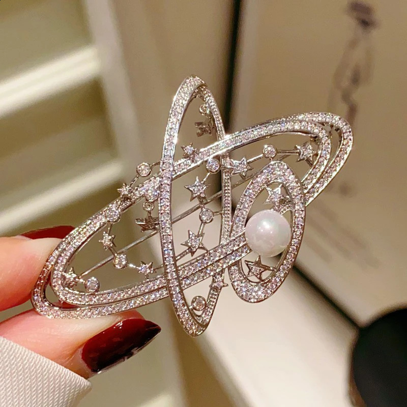 Elegant Pearl Flower Brooch Pin Badge For Women Girls Fashion Clothes Decoration Jewelry Gifts 250625