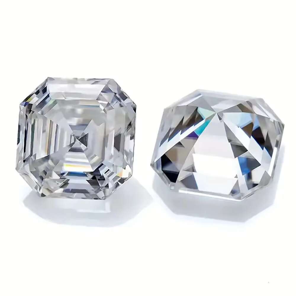 Real Diamond D Color VS VVS Lab Grown Diamond White Excellent Asscher Cut Loose Lab Diamond