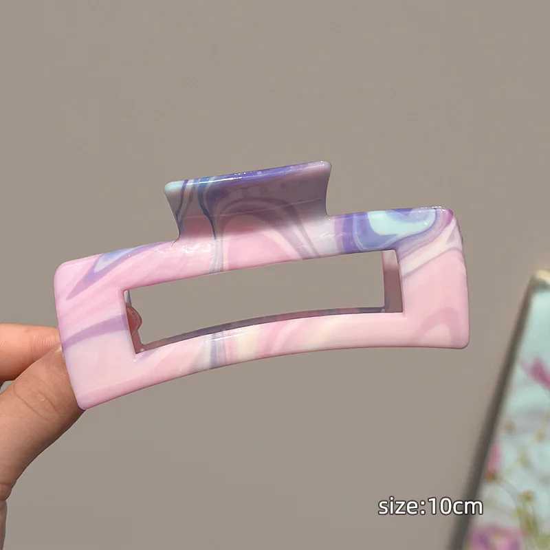 AISHG Korean Gradient Hair Claw Clip for Women Large Thick Hair Shark Clip Hairpin Barrettes Fashion Girl Hair Accessories Y250707