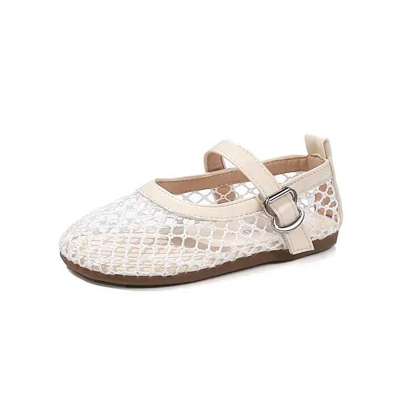2025 New Childrens Flats Summer Breathable Princess Shoes for Girls Simple Fashion Kids Casual Shoes Soft Soled Trend Versatile R250707