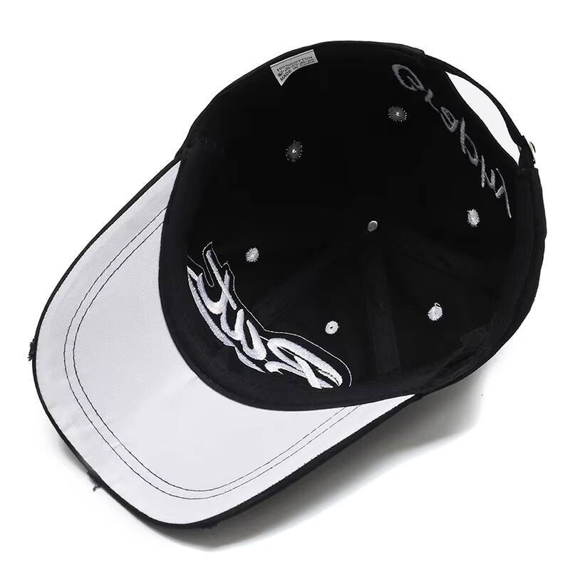 MenS Hip Hop Baseball Cap Korean Version Ins Tide Brand Summer Letter Embroidered Cap, Sun Protection Hat ddmythur