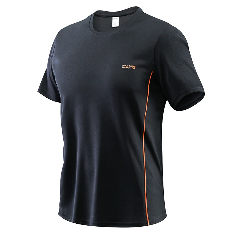 CHRLCK Mens Running Set Summer Quick Drying Sweat-absorbing Short Sleeved T-shirt Shorts Sports Suit Two-piece Set Men 250707