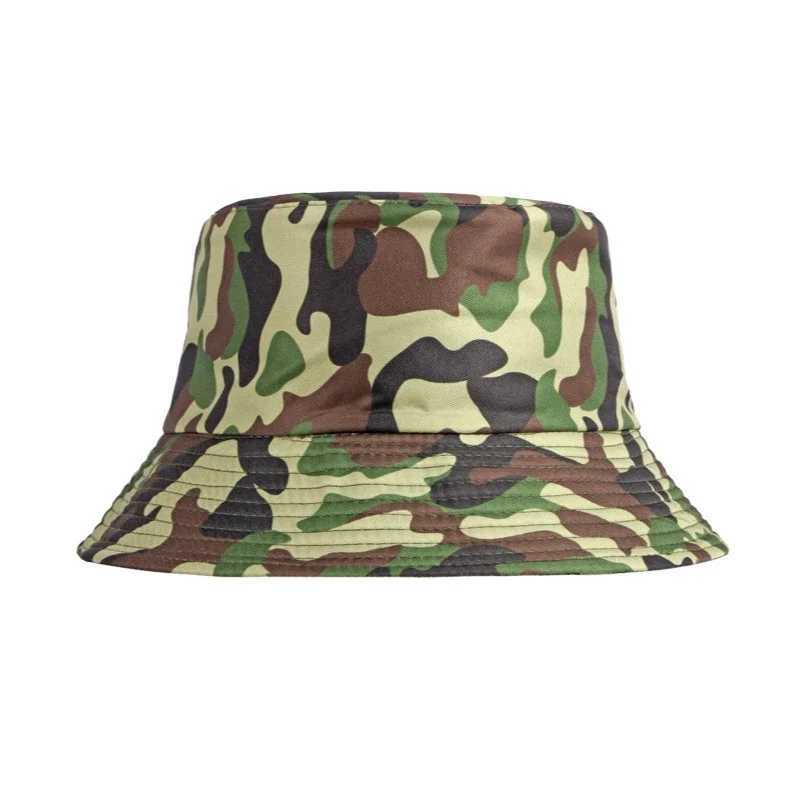 Spring and Summer Sunshade Bucket Hat Beach Fisherman Cap Womens Outdoor Hats Mens Camouflage Basin Panama Caps Y250707